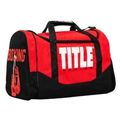 TITLE Boxing Individual Sport Bag -Boxing Shop ISB4 RD BK 2
