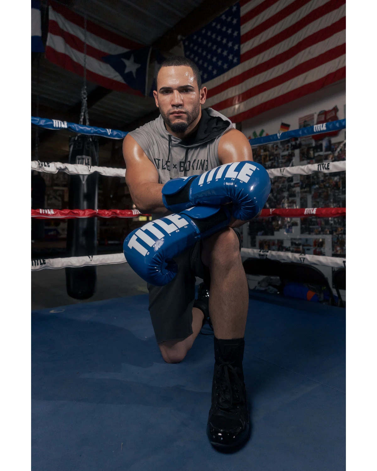 TITLE Boxing Inferno Intensity Elastic Training Gloves 12 TITLE Boxing Inferno Intensity Elastic Training Gloves - Image 10