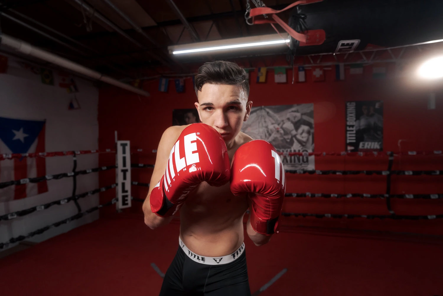 TITLE Boxing Inferno Intensity Elastic Training Gloves 20 TITLE Boxing Inferno Intensity Elastic Training Gloves - Image 18