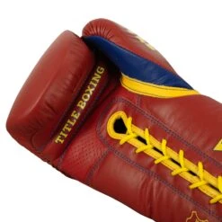 KRONK Boxing Gym Lace-Up Training Gloves -Boxing Shop KNKSG RD GD 5