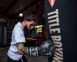 TITLE Boxing Spark Bag Gloves -Boxing Shop OASPBGWHBK 4