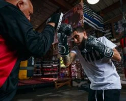 TITLE Boxing Spark Bag Gloves -Boxing Shop OASPBGWHBK 8