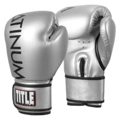 TITLE Platinum Prolific Boxing Bag Gloves -Boxing Shop PLBG SV BK 2