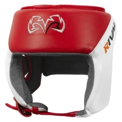 Rival Boxing Amateur Competition Headgear -Boxing Shop RHGC2 RD WH 1