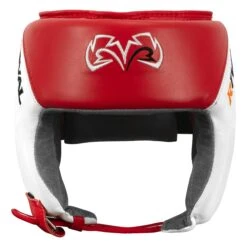 Rival Boxing Amateur Competition Headgear -Boxing Shop RHGC2 RD WH 2