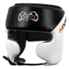 Rival Boxing Amateur Competition Headgear With Cheek Protect -Boxing Shop RHGC2C BK WH 1