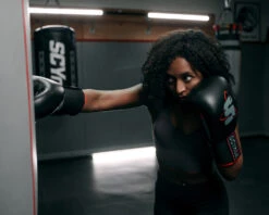 SCYntz Leather Bag Gloves 24 SCYntz Leather Bag Gloves -Boxing Shop SCYBGBK 5 4