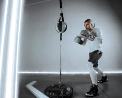 SCYntz Leather Double End Bag -Boxing Shop SCYDEBGRBK 1