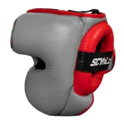 SCYntz Leather Headgear -Boxing Shop SCYHG GR BK 3