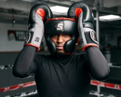 SCYntz Leather Headgear -Boxing Shop SCYHGBK 2