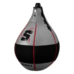 SCYntz Leather Speed Bag -Boxing Shop SCYSB GR BK 2