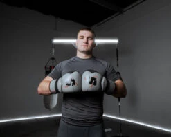 SCYntz Leather Training Gloves -Boxing Shop SCYTGGRBK 1