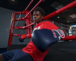 TITLE Boxing Sugar Ray Leonard 1976 Montreal Special Edition Leather Training Gloves 20 TITLE Boxing Sugar Ray Leonard 1976 Montreal Special Edition Leather Training Gloves -Boxing Shop SRLOTGBLRD 4