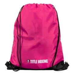 TITLE Boxing Bruiser Gym Sack -Boxing Shop TBAG47 PK BK 2