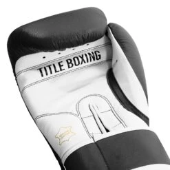 TITLE Boxing Pro Style Leather Training Gloves 3.0 -Boxing Shop TVVTG3 BK WH 005
