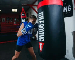 TITLE Boxing Pro Style Leather Training Gloves 3.0 -Boxing Shop TVVTG3BL 1