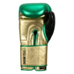 WBC By TITLE Boxing Green Belt Training Gloves 1.0 -Boxing Shop WGBTG GN GD BK 4