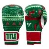 TITLE Boxing Limited Edition Deck The Halls Bag Gloves -Boxing Shop XMASBG GN 1