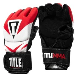 TITLE MMA Command Training Gloves 17 TITLE MMA Command Training Gloves -Boxing Shop XMCTG RD WH 002