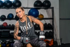 TITLE MMA Menace Metallic Training Gloves -Boxing Shop XMMTGSV 2