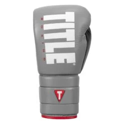TITLE Boxing Leather Enforcer Pro Sparring Gloves -Boxing Shop XRVCSG SV BK 03