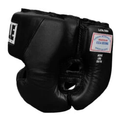 TITLE Boxing USA Boxing Competition Headgear - With Cheeks -Boxing Shop achx bk 3