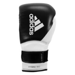 Adidas Hybrid 350 Elite Training Gloves 14 Adidas Hybrid 350 Elite Training Gloves -Boxing Shop adih350tg bk wh 3 2 1