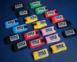 TITLE Boxing Advanced Semi-Elastic 110” Assorted Hand Wraps (10 Pair) -Boxing Shop asahw10 2 1