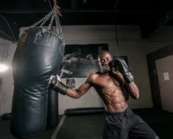 TITLE Boxeo Mexican Leather Lace Training Gloves Quatro -Boxing Shop batgl4 bk 4 1