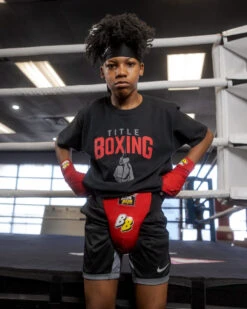 BOOM BOOM Boxing Battle Youth Groin Protector -Boxing Shop bbgpy rd bk