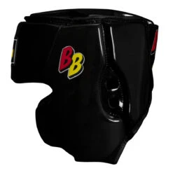 BOOM BOOM Boxing Commander Youth Headgear -Boxing Shop bbhgy bk 3