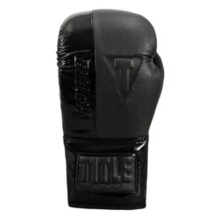 TITLE Black Blast Lace Training Gloves -Boxing Shop bkbstgl 03