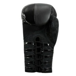 TITLE Black Blast Lace Training Gloves -Boxing Shop bkbstgl 04