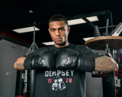 TITLE Black Phantom Bag Gloves 19 TITLE Black Phantom Bag Gloves -Boxing Shop bkpbg bk 1