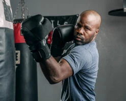 TITLE Black Phantom Bag Gloves 18 TITLE Black Phantom Bag Gloves -Boxing Shop bkpbg bk 5