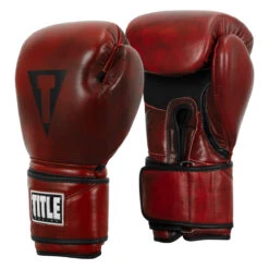 TITLE Boxing Blood Red Leather Bag Gloves -Boxing Shop brbg rd 002 1 4