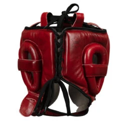 TITLE Boxing Blood Red Leather Sparring Headgear 12 TITLE Boxing Blood Red Leather Sparring Headgear -Boxing Shop brhg rd gr 04