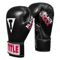 TITLE Classic Black Max Boxing Gloves 14 TITLE Classic Black Max Boxing Gloves -Boxing Shop cbmbg2 02