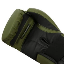 TITLE Boxing Combat Bag Gloves -Boxing Shop combg gn bk 05
