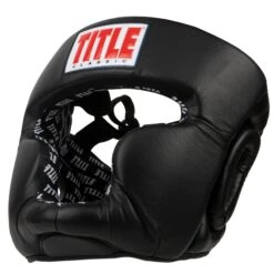 TITLE Classic Full Coverage Training Headgear 2.0 -Boxing Shop cphgf2 bk 4