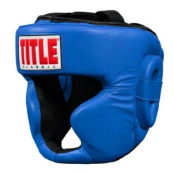 TITLE Classic Full Coverage Training Headgear 2.0 -Boxing Shop cphgf2 bl bk 1 1