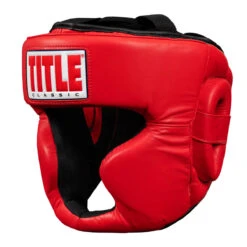 TITLE Classic Full Coverage Training Headgear 2.0 -Boxing Shop cphgf2 rd bk 1 1