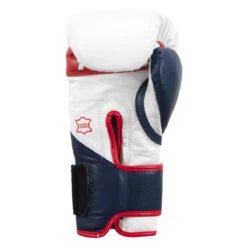 Fighting Dual Strap Training Gloves 2.0 -Boxing Shop fdstg2 wh rd bl 04