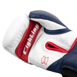 Fighting Dual Strap Training Gloves 2.0 -Boxing Shop fdstg2 wh rd bl 05