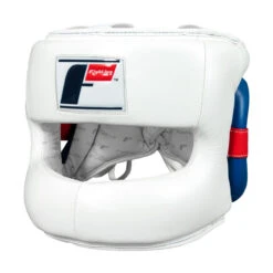Fighting Leather No Contact Headgear -Boxing Shop ffshg2 wh 1