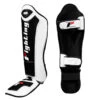 Fighting S2 GEL Power Shin & Instep Guards -Boxing Shop fs2sig wh bk 1