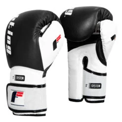 Fighting S2 GEL Power Bag Gloves -Boxing Shop fspgbg bk wh 0002