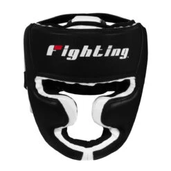 Fighting S2 GEL Power Full Training Headgear -Boxing Shop fspghgf bk wh 2 2