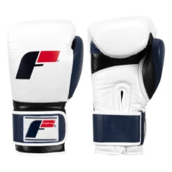 Fighting Force Leather Bag Gloves -Boxing Shop ftgfbg wh bl bk 1 1