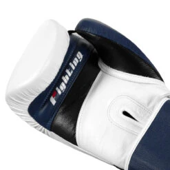 Fighting Force Leather Bag Gloves -Boxing Shop ftgfbg wh bl bk 5